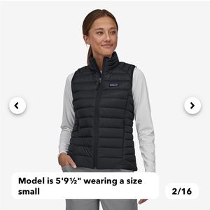 Patagonia Down Sweater Vest - Black S